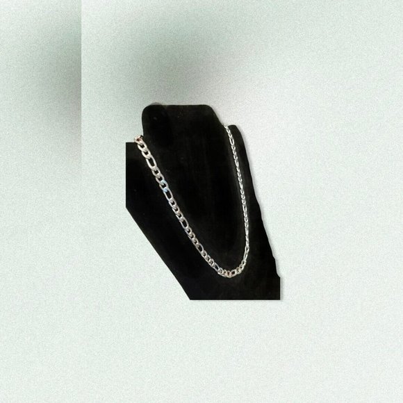 Unbranded Other - Men's Boys Figaro Link Chain Necklace 20" + 2" Ext Gift Casual Dressy Nightout
